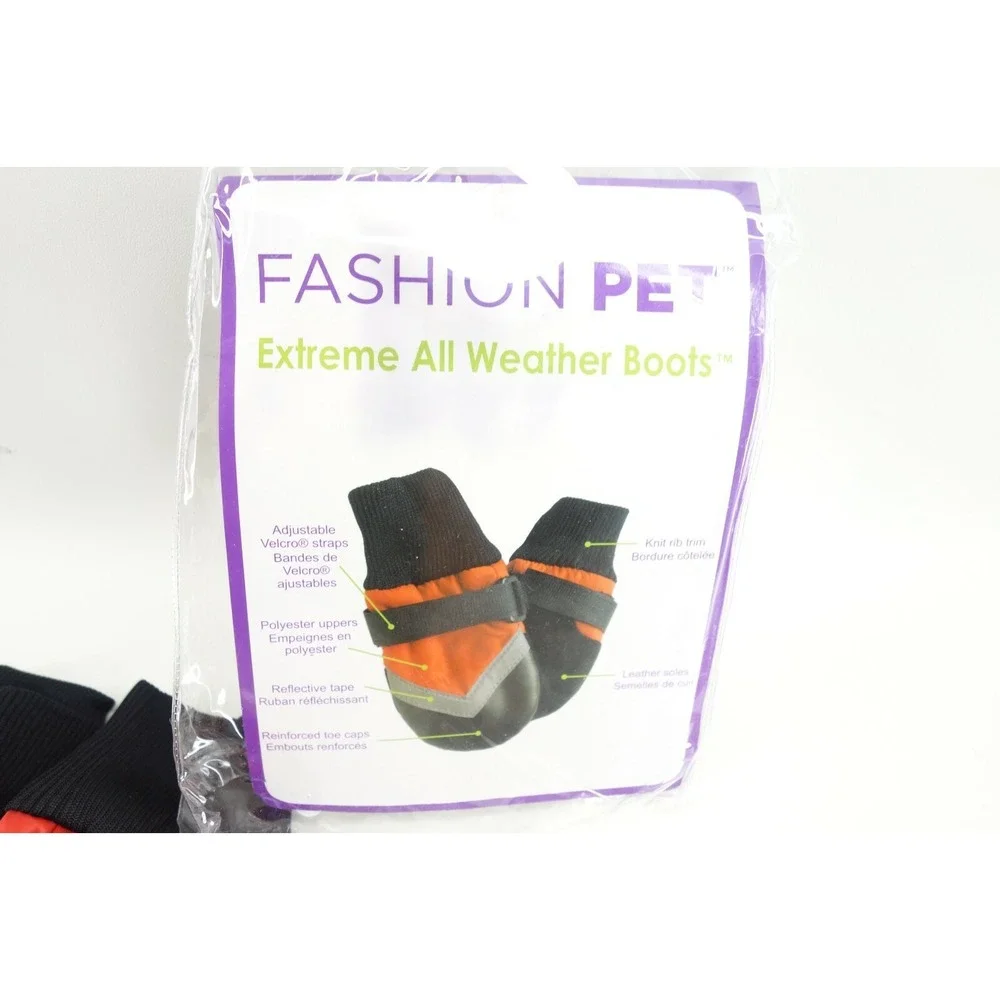 Fashion Pet‎ Extreme All Weather Waterproof Dog Boots Size XL  - NEW!